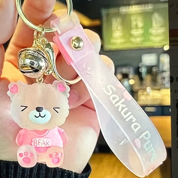 ❣️5|$25❣️jelly glazed Bear Keychain/charm. Adorable 🥰 
Your choice. 🆕 - Picture 5 of 6